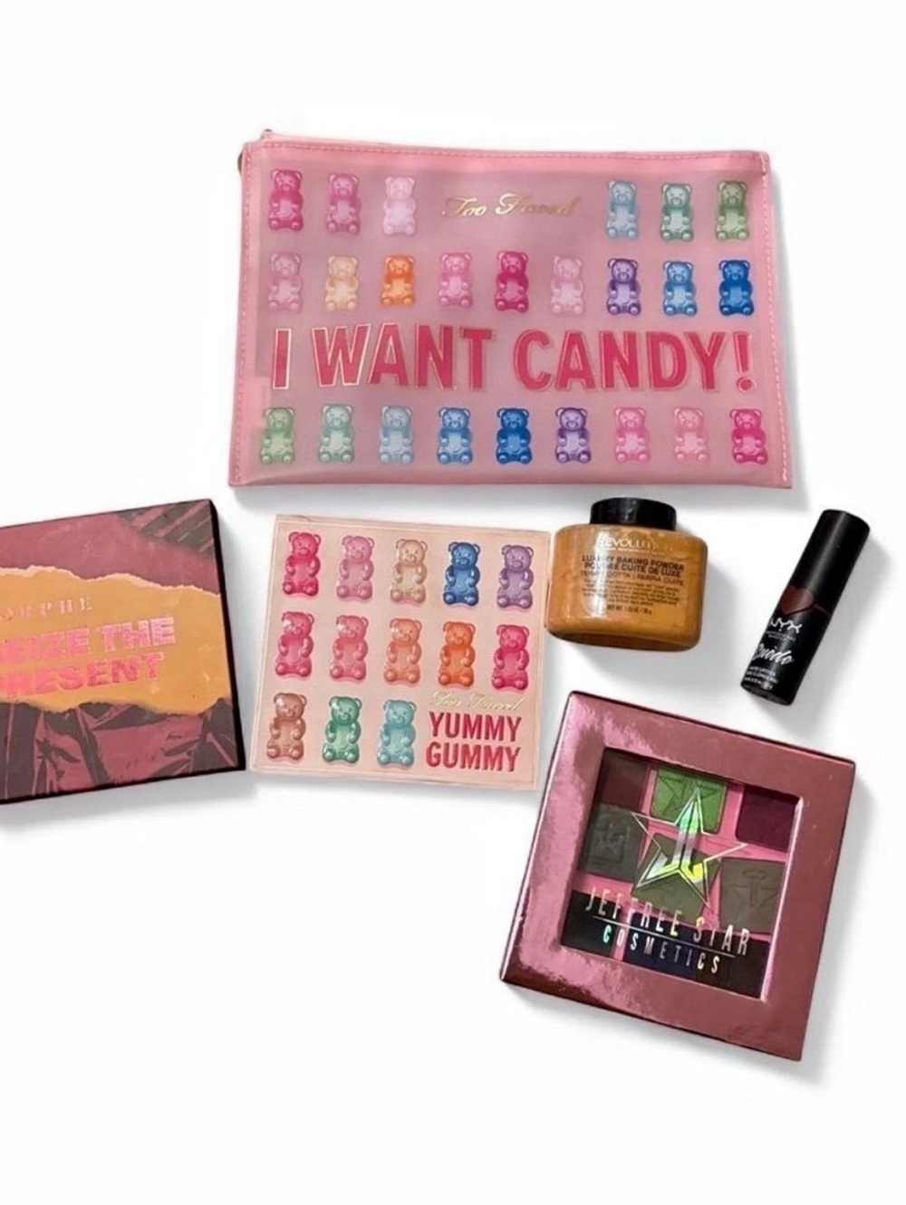 Too Faced Yummy Gummy Makeup Collection Set Pink & Multi